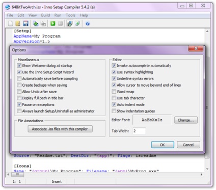 Configurarea Inno Crearea unui instalator (fișiere de instalare exe) Inno instalare configurare cozdanie