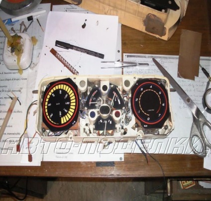Cum de a face un vitezometru pe LED-urile motor pas cu pas (vitezometru) Cum de a face un vitezometru pe LED-urile motor pas cu pas