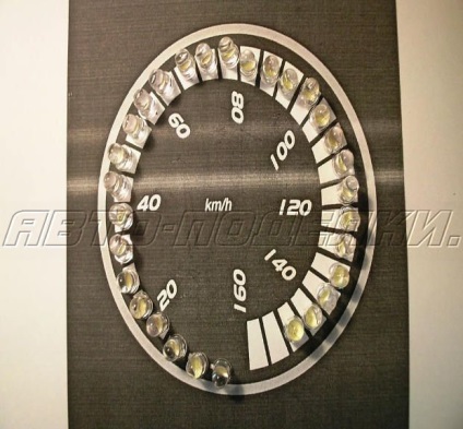 Cum de a face un vitezometru pe LED-urile motor pas cu pas (de a face) Cum de a face un vitezometru pe LED-urile motor pas cu pas