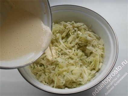 Cuptor cu varza (varza) Varza în cuptor