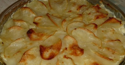 Ham cu cartofi (cartofi) Cartofi cu sunca