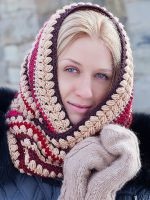 Eșarfă pe cap (cap) Kerchief pe cap