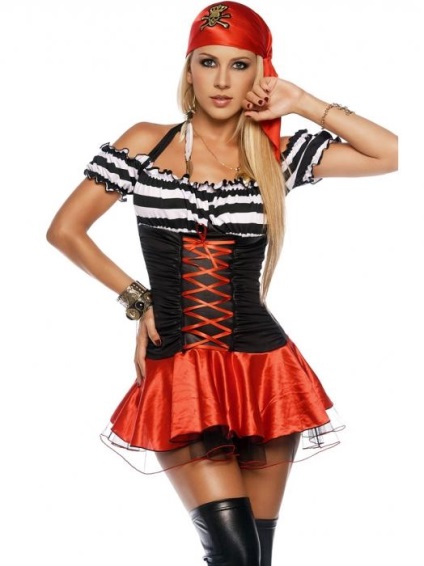 Pirate Costume - simplu! (Cizme cu toc înalt) Pirate Costume - simplu!