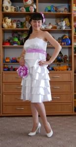 rochie de mireasa specială (corset face gravidă) Rochie de mireasa specială