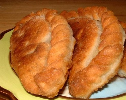 Torturi prăjite într-o rețetă tigaie cu umpluturi fotografie pentru plăcinte, produse de patiserie aluat kefir (prăjit) Torturi prăjite într-o rețetă tigaie cu umpluturi fotografie pentru plăcinte, aluatul pe iaurt, produse de patiserie