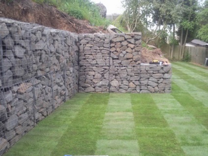 Utilizarea de gabioane în design peisagistic, instalare și echipamente (gabioane) Utilizarea de gabioane în design peisagistic, instalare și dispozitiv