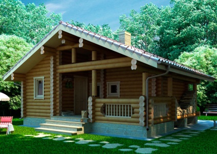 Proiecte de bai din structura busteni si foto (busteni) bai Proiecte de bușteni și aspect al fotografiei