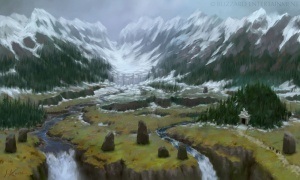 Roaring fiord (Urletul) howling Fjord