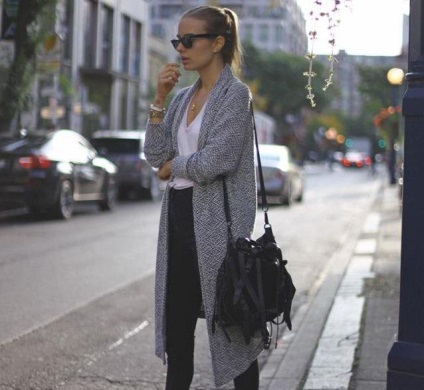 Din ceea ce sa poarte pentru femei cardigan 2017 fotografie un lung, din tricot, fără nasturi, negru (tricotate) Din ceea ce sa poarte pentru femei cardigan 2017 fotografie un lung, din tricot, fără butoane, negru