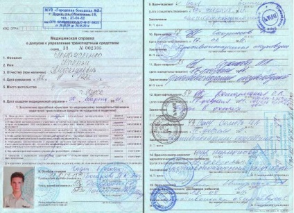 Fine pentru controlul (de conducere), masina fara un certificat medical (numărul 196-FZ) (fin) Pedeapsa pentru controlul (de conducere) vehicul fără certificat medical (№ 196-FZ)