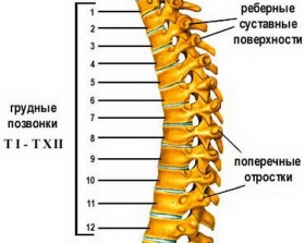 Deplasarea simptomelor toracice și tratament (offset) ale vertebrelor Deplasarea Simptomele vertebrelor toracice și tratament