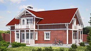 Articole despre cabane - construcția de case - la cheie - Compania a terminat casa (cheie) Articole despre cabane - construcția de case - la cheie - Compania a terminat casa