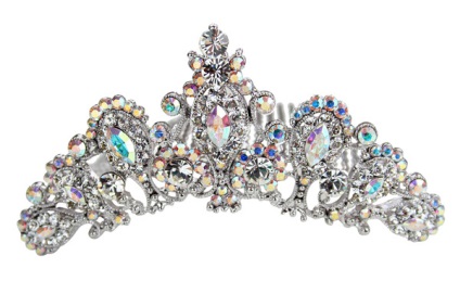 Coafuri mirese cu tiara (diademă) Coafuri de mireasa cu diadema