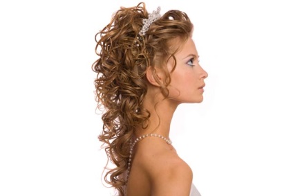 Coafuri de mireasa cu diadema (nunta diademă de păr) Coafuri de mireasa cu diadema