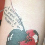 cireșe Tattoo, culoare, stil, tehnica, dimensiunea și zona a corpului (tehnica) cireșe Tattoo, culoare, stil, tehnica, dimensiunea și zona a corpului