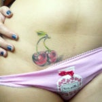 cireșe Tattoo, culoare, stil, tehnica, dimensiunea și zona a corpului (tehnica) cireșe Tattoo, culoare, stil, tehnica, dimensiunea și zona a corpului