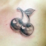 cireșe Tattoo, culoare, stil, tehnica, dimensiunea și zona a corpului (stilul) cireșe Tattoo, culoare, stil, tehnica, dimensiunea și zona a corpului