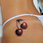 cireșe Tattoo, culoare, stil, tehnica, dimensiunea și zona a corpului (de culoare) cireșe Tattoo, culoare, stil, tehnica, dimensiunea și zona a corpului