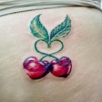 cireșe Tattoo, culoare, stil, tehnica, dimensiunea și zona a corpului (tehnica) cireșe Tattoo, culoare, stil, tehnica, dimensiunea și zona a corpului