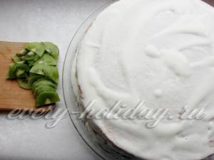 banane și kiwi tort (banane) Tort cu banane și kiwi
