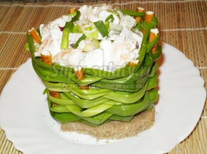 Decorarea salate pas cu pas cursuri de gătit cu fotografii (salata cu mâinile) salate decorare pas cu pas cursuri de gătit cu fotografii