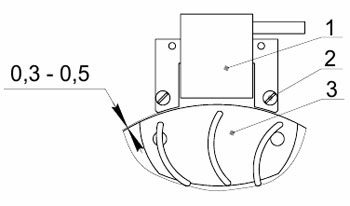 Dispozitiv cultivator Motor 1 (cultivator cu motor Ugra NMB-1) Aparatură motoblock 1