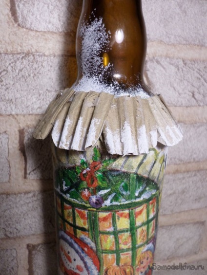 casa Snowy unui flacon de sticlă (casă) casa Snowy de sticle de sticlă