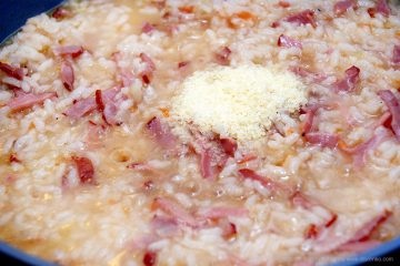 Risotto cu carne - risotto consistent pentru un mic dejun bun