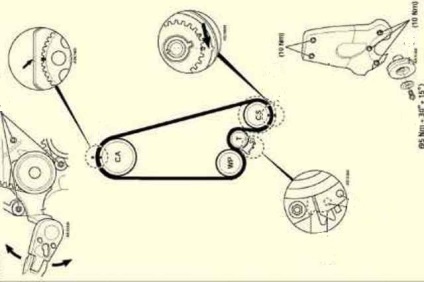 înlocuirea manuală a curelei de distribuție pas chevrolet lanos6 instrucțiuni pas cu fotografii
