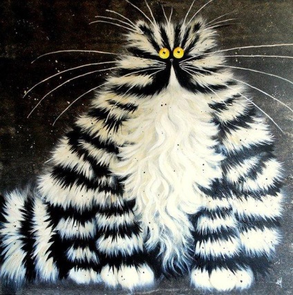 amuzant pisica de la artist engleză Kim Haskins - Masters Fair - manual, manual (cat) amuzant pisica de la artist engleză Kim Haskins - Masters Fair - manual, lucrate manual