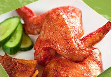 Cum de a găti aripi de pui în cuptor (masala Tandoori iaurt) Cum de a găti aripi de pui în cuptor