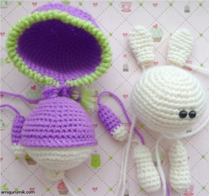 Cum de a lega amigurumi iepure croșetat - -