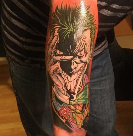 Tatuaj valoare tatuaj joker, 25 fotografii, schițe