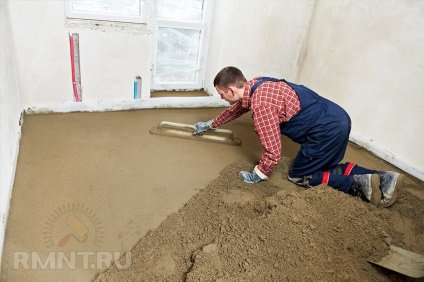 Tehnologia de stabilire podea plută (construcție) Tehnologia de stabilire podea plută