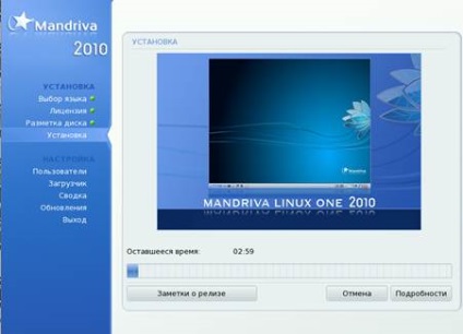 Sistem de operare instalat Mandriva 2010