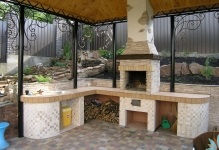 Gazebo cu semineu si gratar fotografie gratar, cuptor cu propriile sale mâini în casă, iarna închisă pas cu pas (foto) Gazebo cu semineu si gratar fotografie gratar, cuptor cu propriile sale mâini în casă, iarna închis pas cu pas
