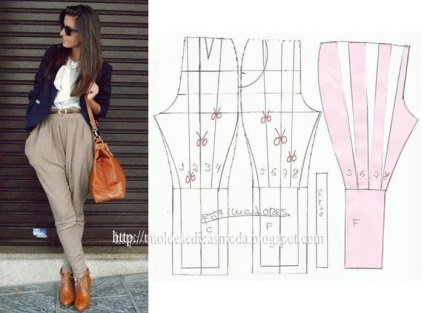 Pantaloni în stilul boho propriile mâini, modelul (stilul) Pantaloni în stilul boho propriile lor mâini, modelele