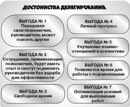 Delegația de afaceri (delegare) delegat de afaceri