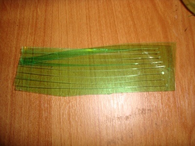 Lemn dintr-o sticla de plastic si conuri (master-class) Lemn dintr-o sticla de plastic si conuri
