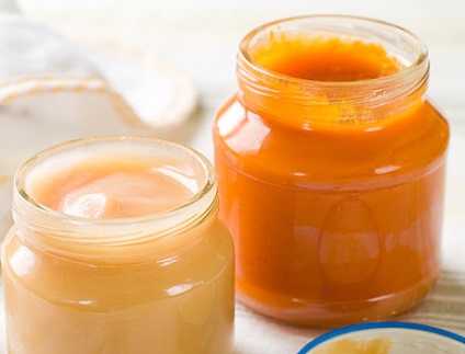 Dieta pentru alimente pentru copii (un borcan de piure de fructe) Dieta privind alimentația copiilor