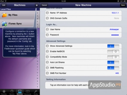 Filebrowser uita-te la filme cu iPad sau capsulă NAS de timp - proiect appstudio (timp) Filebrowser uita-te la filme cu iPad sau capsulă NAS - un proiect appstudio