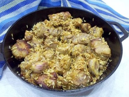 Cum de a găti carne de porc Pilaf cu fotografii (pilaf) Cum de a găti carne de porc pilaf cu fotografii