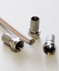 Cum se taie f-conector de pe cablu TV (tranșarea conector de tip f) Cum se taie f-conector de pe cablu TV