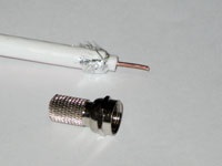 Cum se taie f-conector pe cablu TV (conector de tip f) Cum se taie f-conector de pe cablu TV