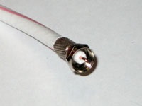 Cum se taie f-conector pe cablu TV (f-conector) Cum se taie f-conector de pe cablu TV