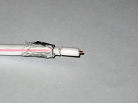 Cum se taie f-conector pe cablu TV (f-conector) Cum se taie f-conector de pe cablu TV