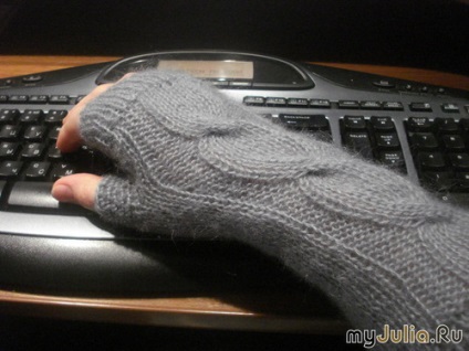 Cum de a lega mănușile cu un deget spițe (cravată) Cum să tricot ace cu un singur deget
