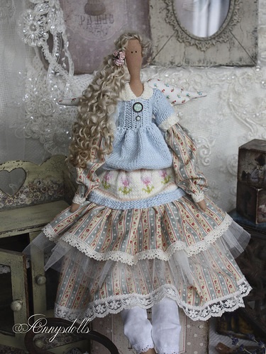 Doll tilde (tilda) păpușă tilda