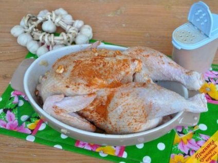 pui la grătar pe un scuipat în cuptor (pas cu pas reteta cu fotografii) (plăcinte) Pui la grătar pe un scuipat în cuptor (pas cu pas reteta cu fotografii)