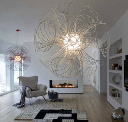 Candelabrele interiorul apartamentului (50 poze) (candelabre) Candelabre în interiorul apartamentului (50 poze)